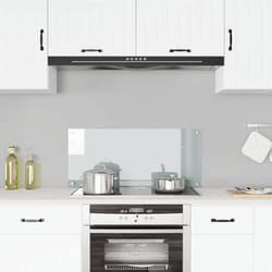 vidaXL Paraschizzi per Cucina Trasparente 90x40 cm in Vetro Temperato