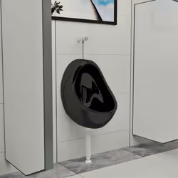 Colore: Nero Materiale: Ceramica Dimensioni orinatoio: 36 x 32 x 48 cm (L x P x A) Design: Sciacquone alto Facile da pulire e ...