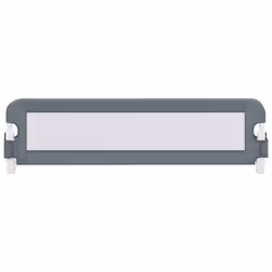 vidaXL Sponde Letto di Sicurezza Bambini Grigio 150x42cm in Poliestere - Vista aggiuntiva 3