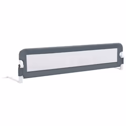 Sponde Letto di Sicurezza Bambini Grigio 180x42cm Poliesterecod mxl 97005 - Vista aggiuntiva 2