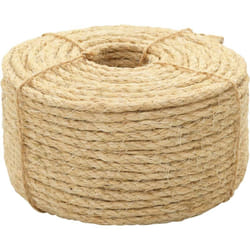 Corda in Sisal 100% 6 mm 100 m multifunzionale resistente e durevole