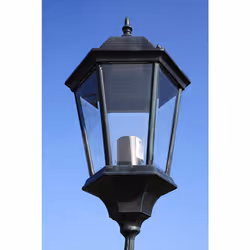 Lampione da Giardino 3 Bracci 230 cm Verde Scuro/Nero Aluminiocod mxl 121100