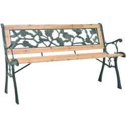 Panchina da Giardino 122 cm in Legno Vidaxl