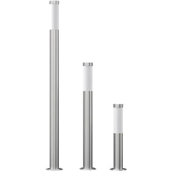 Lampioni da Giardino 3 pz Impermeabili in Acciaio Inox Vidaxl 17884