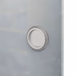 Porta Scorrevole in Vetro e Alluminio 178 cm Argento cod mxl 73062 - Vista aggiuntiva 3