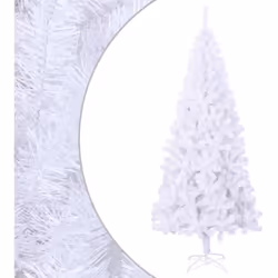 Questo albero di Natale incredibilmente denso con 620 rami sembra coperto da una pesante coltre di neve. Questo albero di Nat ...
