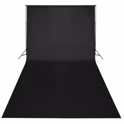 Fondale in Cotone Nero 600x300 cm cod mxl 96962 - Vista aggiuntiva 2