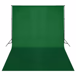 Sistema Portafondali con Fondale Verde 500 x 300 cmcod mxl 119132
