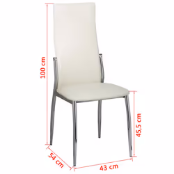 VidaXL 160258 sedia da ristorante e da sala da pranzo - Vista aggiuntiva 7