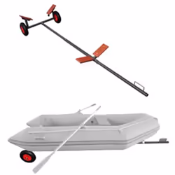 Carrello rimorchio a spinta per barche fino a 160 kg.cod mxl 97051 - Vista aggiuntiva 3