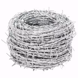 vidaXL Filo spinato galvanizzato per recinzioni metalliche, recinti - Vista aggiuntiva 3