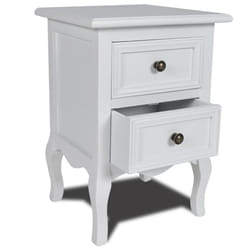 VidaXL 60637 comodino Bianco