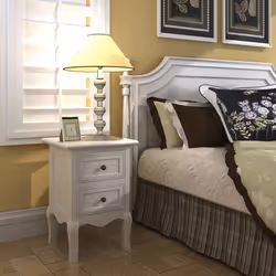 VidaXL 60637 comodino Bianco