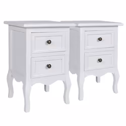 VidaXL 60638 comodino Bianco - Vista aggiuntiva 2