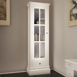 Armadietto, Libreria, Mobile Moderno con Libreria Elegante con 3 Scaffali Bianco in Legno Vidaxl 3409