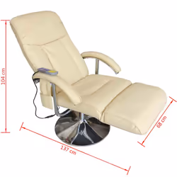 VidaXL 240065 sedia massaggiante elettrica - Vista aggiuntiva 4
