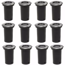 Questo set di 12 faretti da incasso da giardino è ideale per illuminare e al contempo decorare il vostro giardino, cortile, p ...