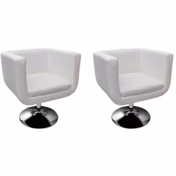 Il nostro set di poltrone girevoli è un elegante complemento d'arredo dal design chic e dalle linee decise e pulite. È perfet ...