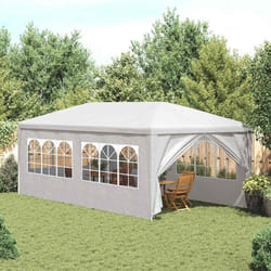 vidaXL Tenda per Feste 3x6 m Bianca