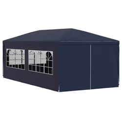 vidaXL Tenda per Feste 3x6 m Blu - Vista aggiuntiva 3