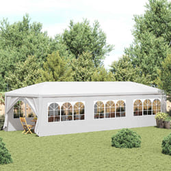 vidaXL Tenda per Feste 3x9 m Bianca