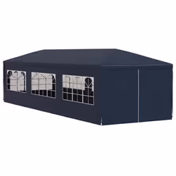 vidaXL Tenda per Feste 3x9 m Blu - Vista aggiuntiva 3