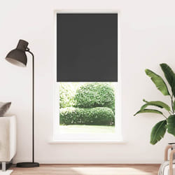 Vidaxl - Tenda a Rullo, Avvolgibile Porta Finestra giorno e notte Oscurante 80 x 230 cm Nera 11372