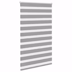 vidaXL Tenda a rullo oscurante zebra 80x175cm grigia - Vista aggiuntiva 3
