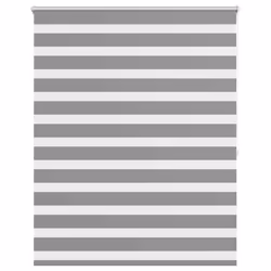 vidaXL Tenda a rullo oscurante zebra 120x175 cm grigia - Vista aggiuntiva 2