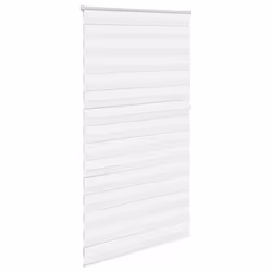 vidaXL Tenda a Rullo Oscurante Zebra 120x230 cm Bianca - Vista aggiuntiva 3