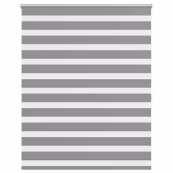 vidaXL Tenda a rullo oscurante zebra 140x175cm grigia - Vista aggiuntiva 2