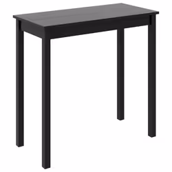 vidaXL Tavolo da Bar in MDF Nero 115x55x107 cm - Vista aggiuntiva 2