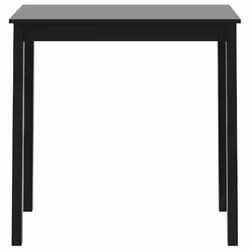 vidaXL Tavolo da Bar in MDF Nero 115x55x107 cm - Vista aggiuntiva 3