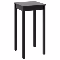 vidaXL Tavolo da Bar in MDF Nero 55x55x107 cm - Vista aggiuntiva 2