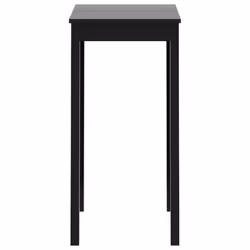 vidaXL Tavolo da Bar in MDF Nero 55x55x107 cm - Vista aggiuntiva 3