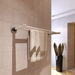 Vidaxl - Porta Asciugamani in Acciaio Inox 2 Barre
