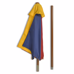 VidaXL 40773 tavolo da esterno Blu, Rosso, Giallo, Verde - Vista aggiuntiva 4
