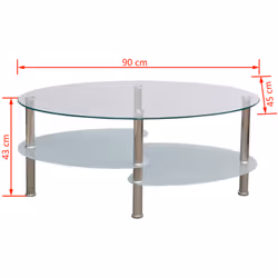 VidaXL 240508 tavolino da caffè, comodino e consolle da soggiorno - Vista aggiuntiva 4