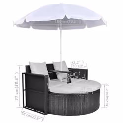 VidaXL 40735 letto per esterni - Vista aggiuntiva 8