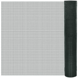 Recinzione in Rete per Pollaio Rivestita in pvc 25x1 m Verde Vidaxl 9899