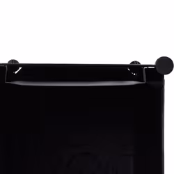 VidaXL 240497 armadio/guardaroba per camera da letto 9 ripiani Nero, Bianco - Vista aggiuntiva 5