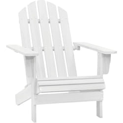 Vidaxl - Sedia dal design rustico da terrazza o patio in legno vari colori disponibili colore : Bianco