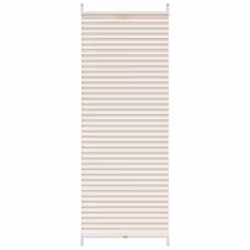 vidaXL Tenda plissè 60x100cm Crema - Vista aggiuntiva 2
