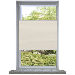 Tenda plissè 70x150cm Crema Vidaxl 72631