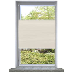 Tenda plissè 90x125cm Crema Vidaxl 48441