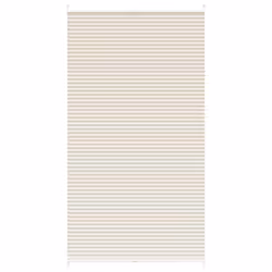 vidaXL Tenda plissè 110x200cm Crema - Vista aggiuntiva 2