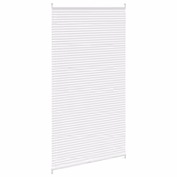 vidaXL Tenda plissè 110x200cm bianca - Vista aggiuntiva 3