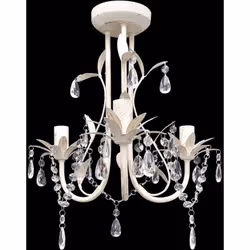 Questo splendido lampadario di cristallo, con un design classico ed elegante, che attira tutti gli sguardi in qualsiasi ambie ...