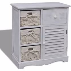 Questo splendido mobiletto, realizzato in legno di alta qualità, presenta un design semplice ma elegante. Non solo deposita l ...