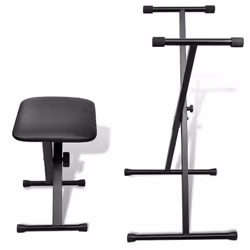 Set con Postazione Regolabile per Tastiera e Seggiolino cod mxl 97110
